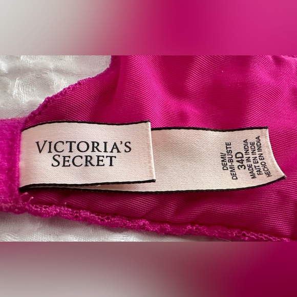 Victoria's Secret Fuchsia Demi Bra - Picture 2 of 7